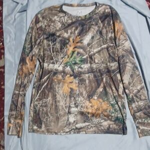 Realtree Camouflage Long Sleeve Shirt Mens Size Medium